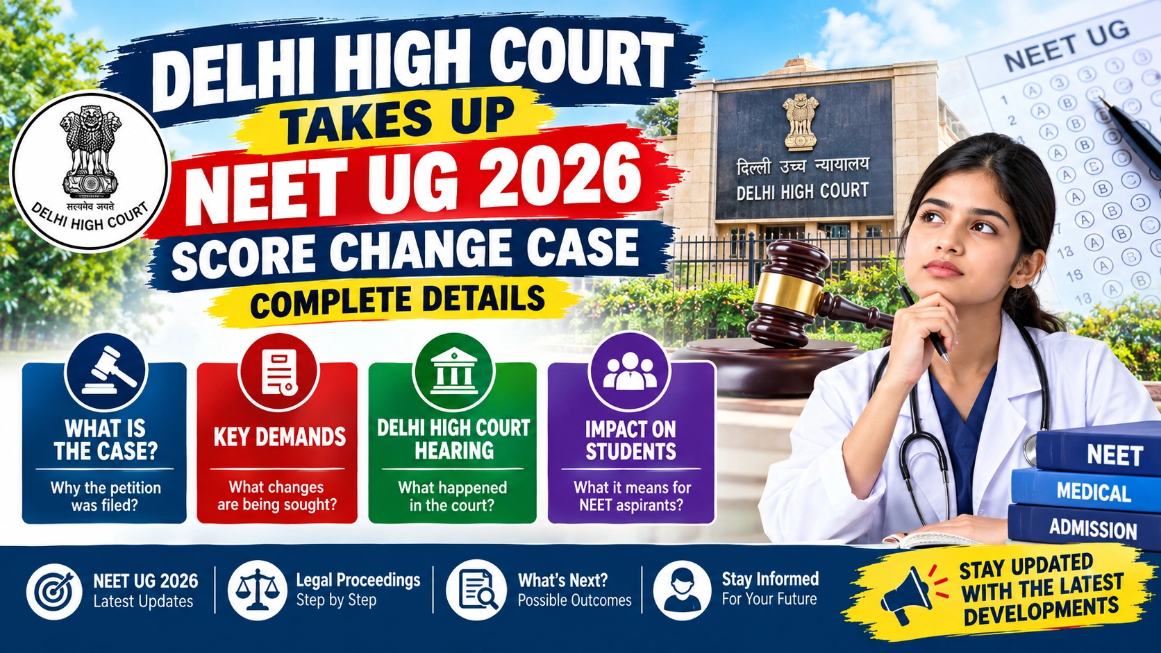 Delhi High Court Takes Up NEET UG 2026 Score Change Case: Complete Details